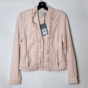 Lyssè soft zippered suit jacket